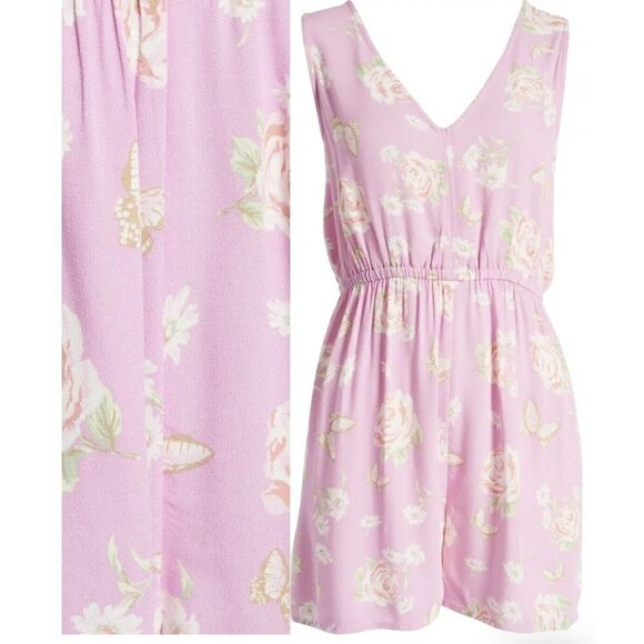 NEW BP. Lilac Floral butterfly Bohemian sleeveless SMALL NWT - Picture 10 of 16